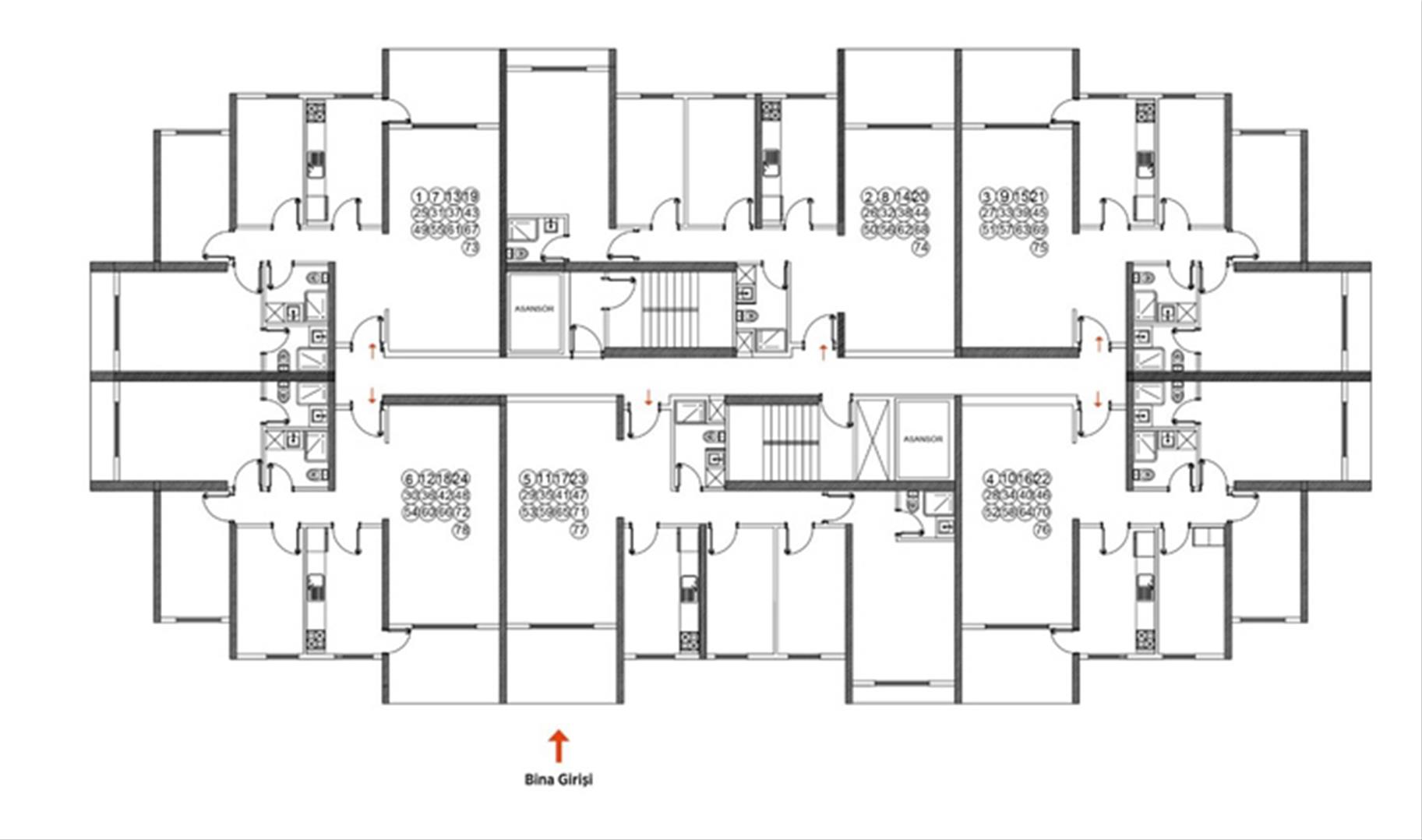 Bursa - Prestij Avlu 3+1 120 m² 